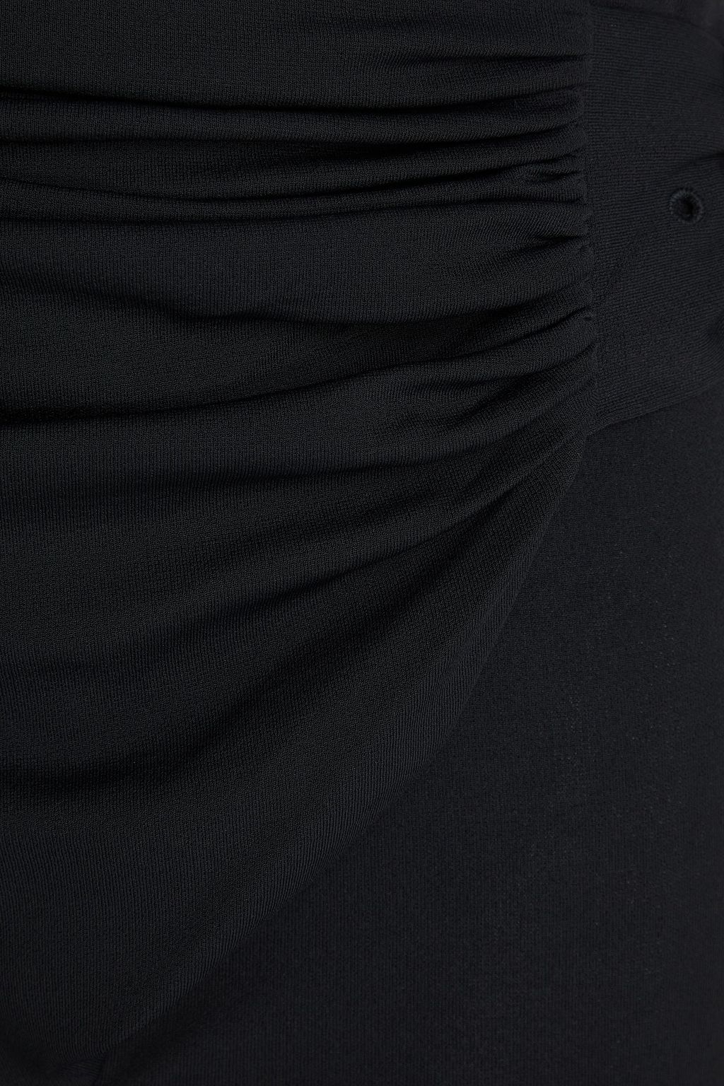 RABANNE Ruched crepe wide-leg pants