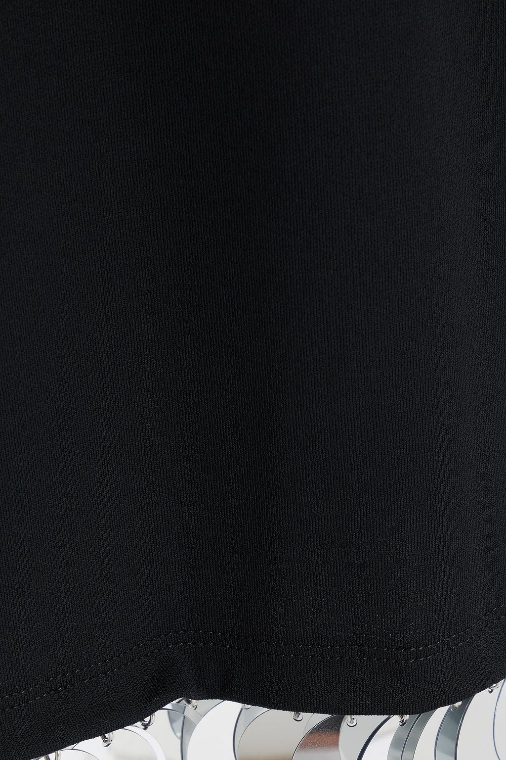 RABANNE Sequin-embellished crepe mini dress