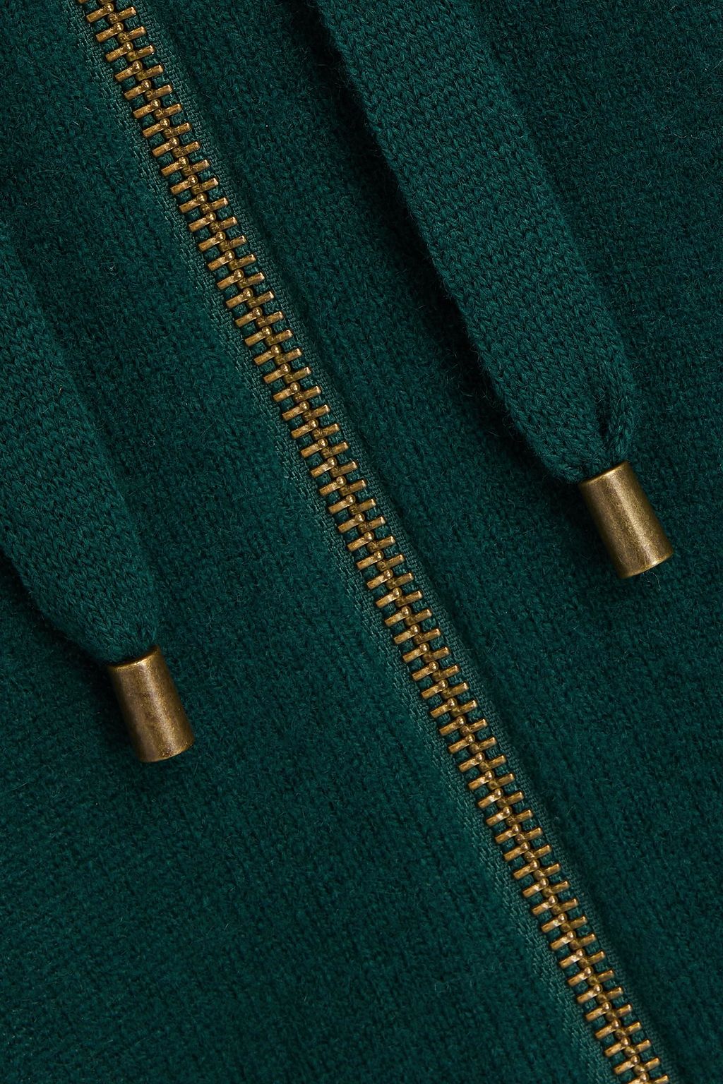 VERONICA BEARD Wool and cashmere-blend hooded dickey