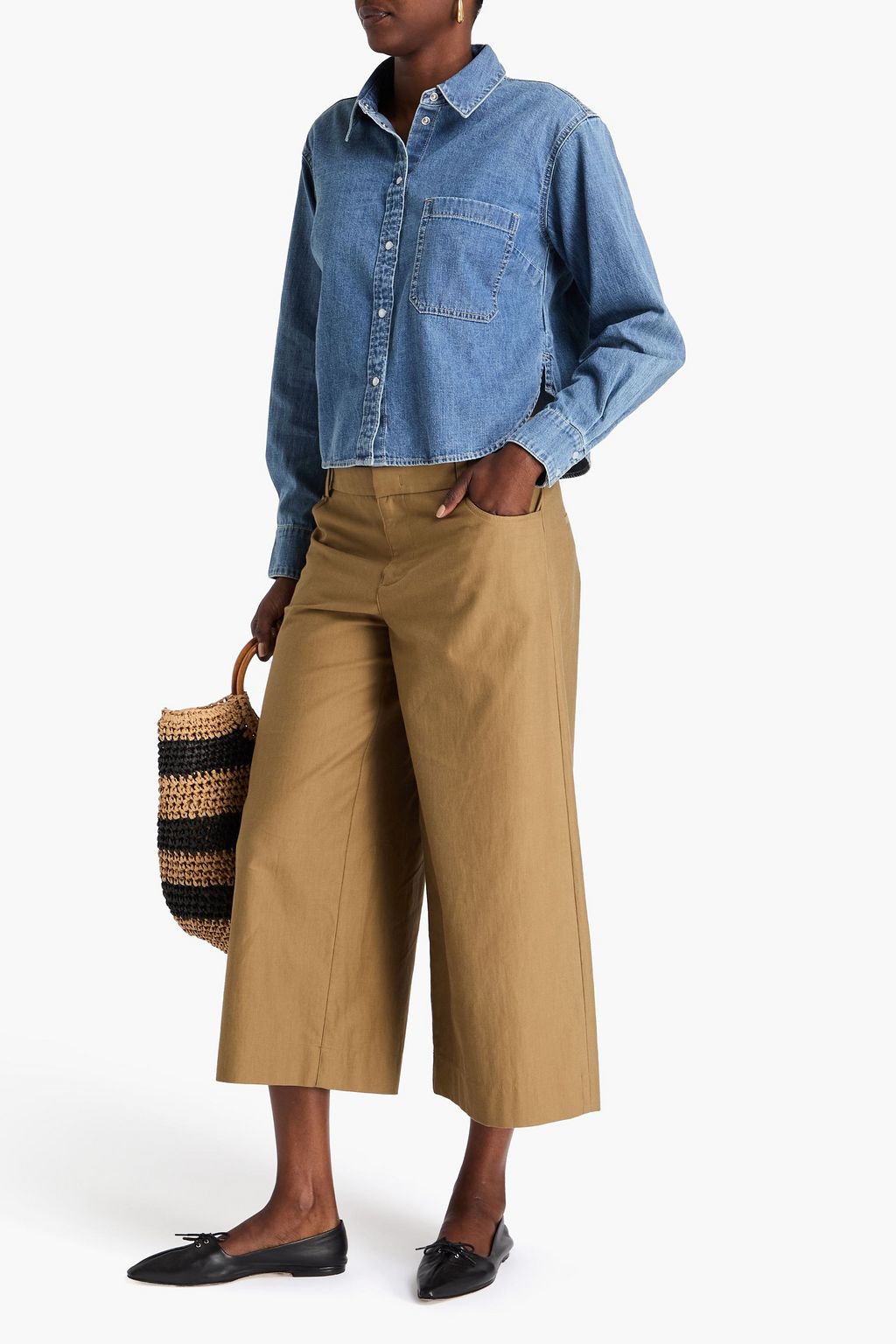 VERONICA BEARD Aderes denim shirt