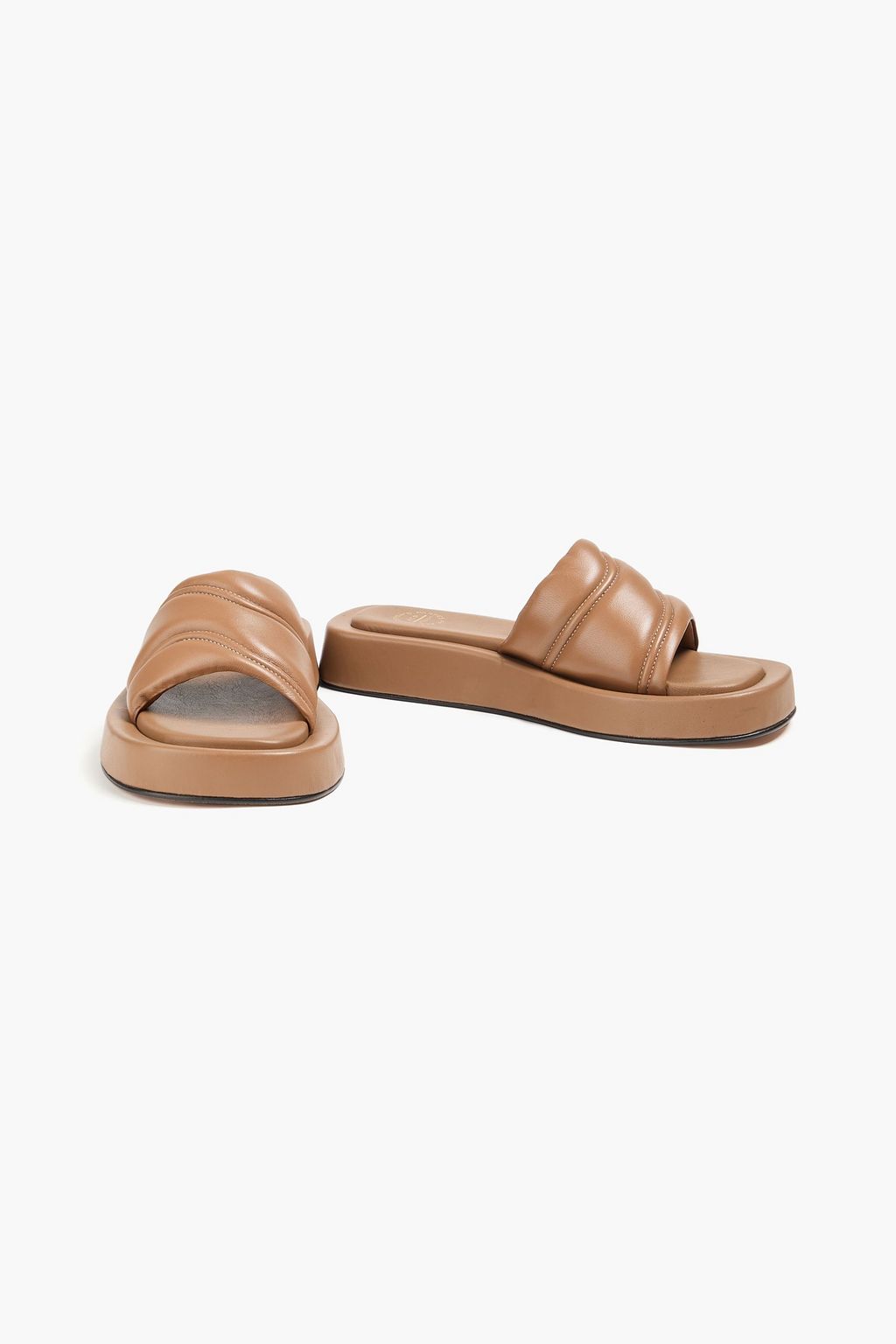 ATP ATELIER Avellino quilted leather slides