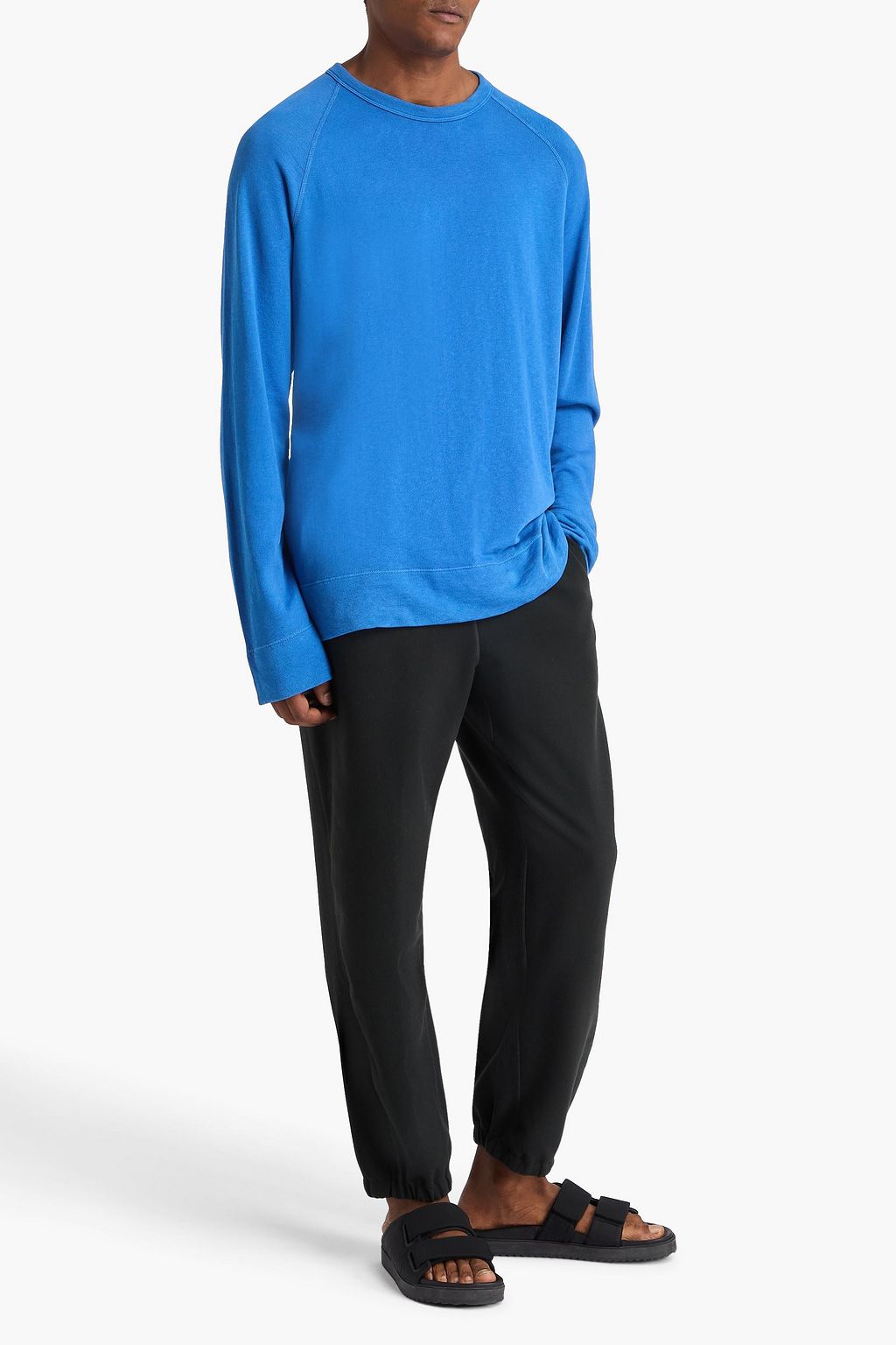JAMES PERSE French cotton-terry sweatshirt