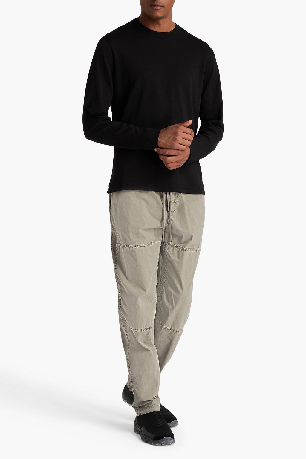 JAMES PERSE Linen-blend sweater