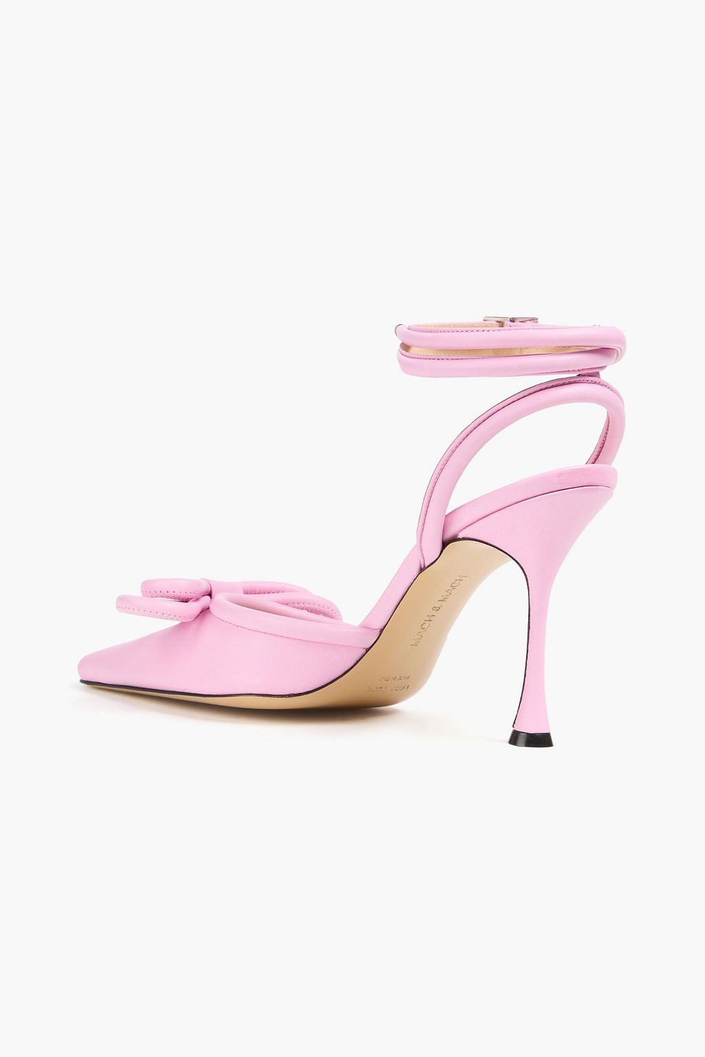 MACH & MACH Bow-detailed leather pumps