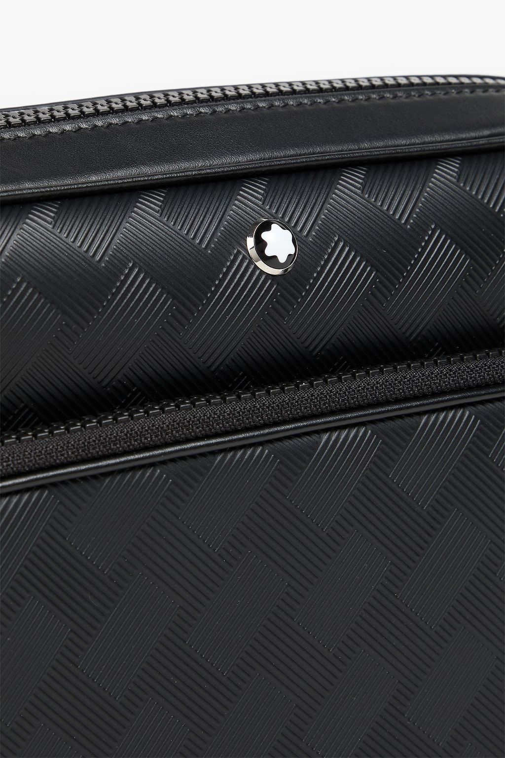MONTBLANC Extreme 3.0  smooth and textured-leather messenger bag