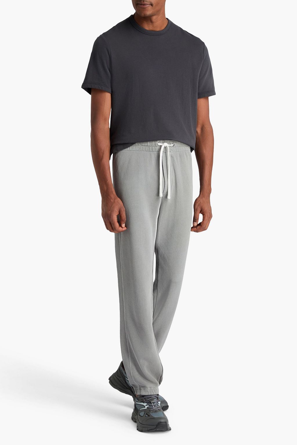 JAMES PERSE French cotton-terry sweatpants