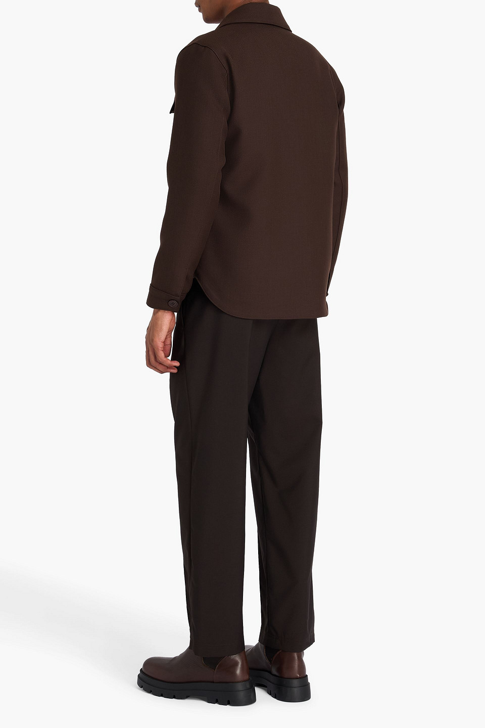 SANDRO TWILL OVERSHIRT