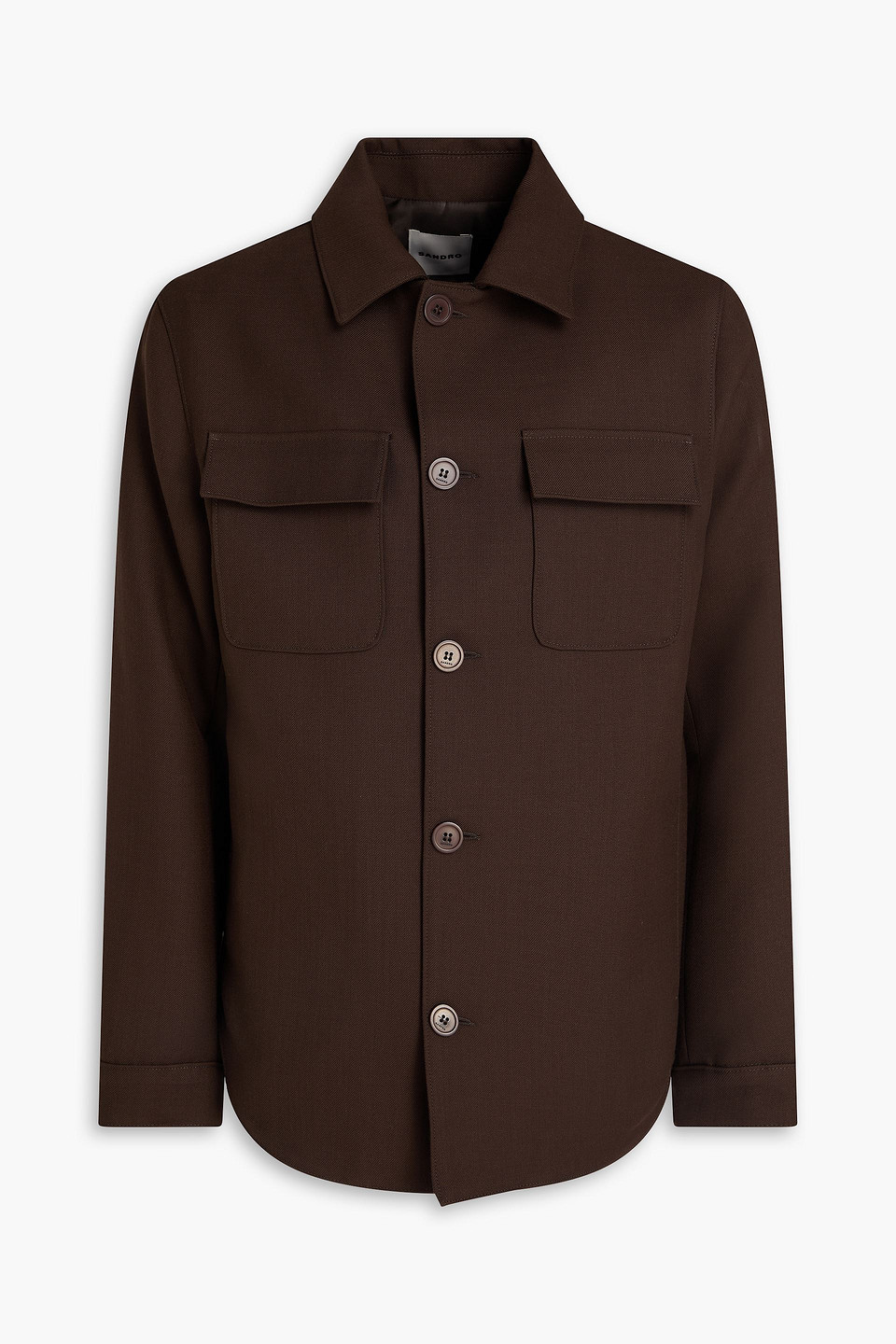 SANDRO TWILL OVERSHIRT