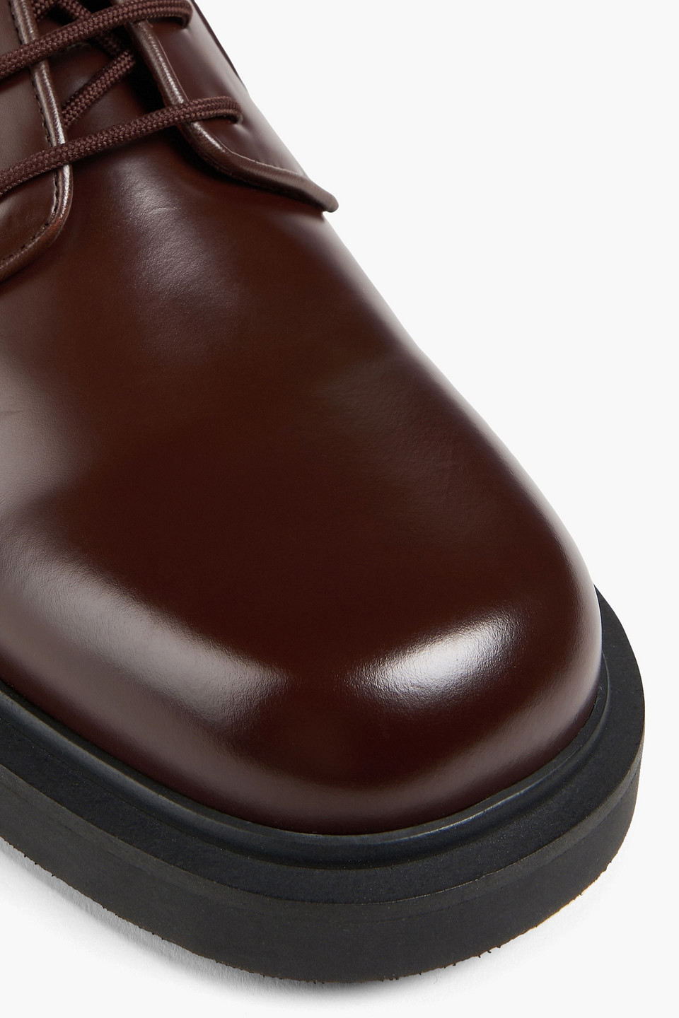 SANDRO LEATHER DERBY SHOES