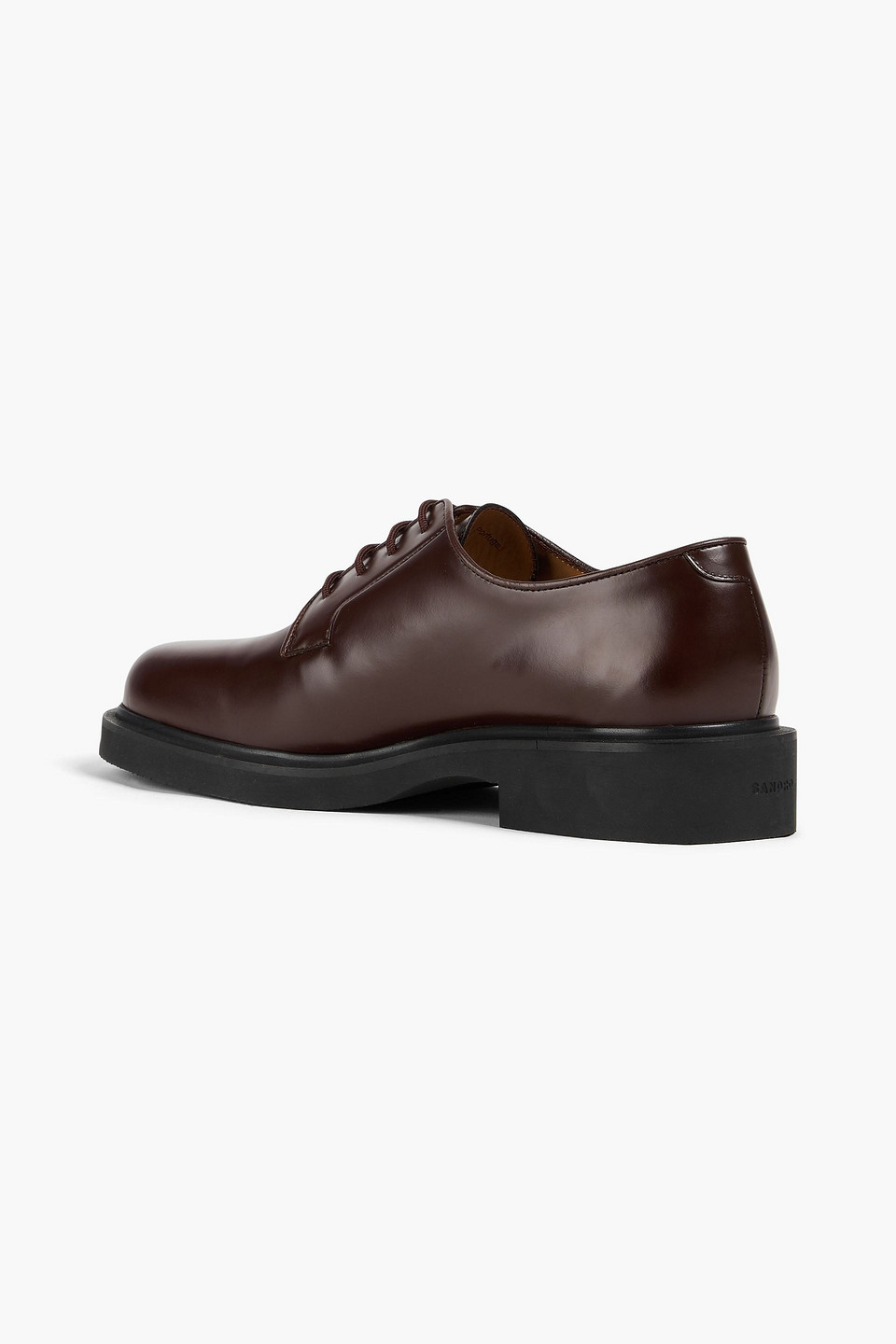 SANDRO LEATHER DERBY SHOES