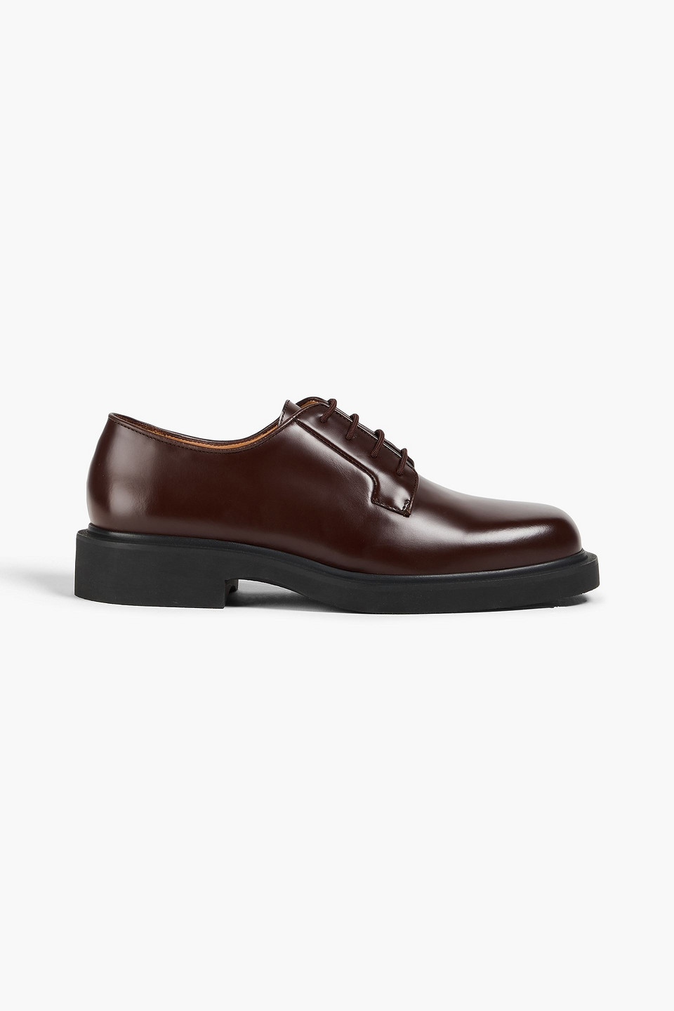 SANDRO LEATHER DERBY SHOES