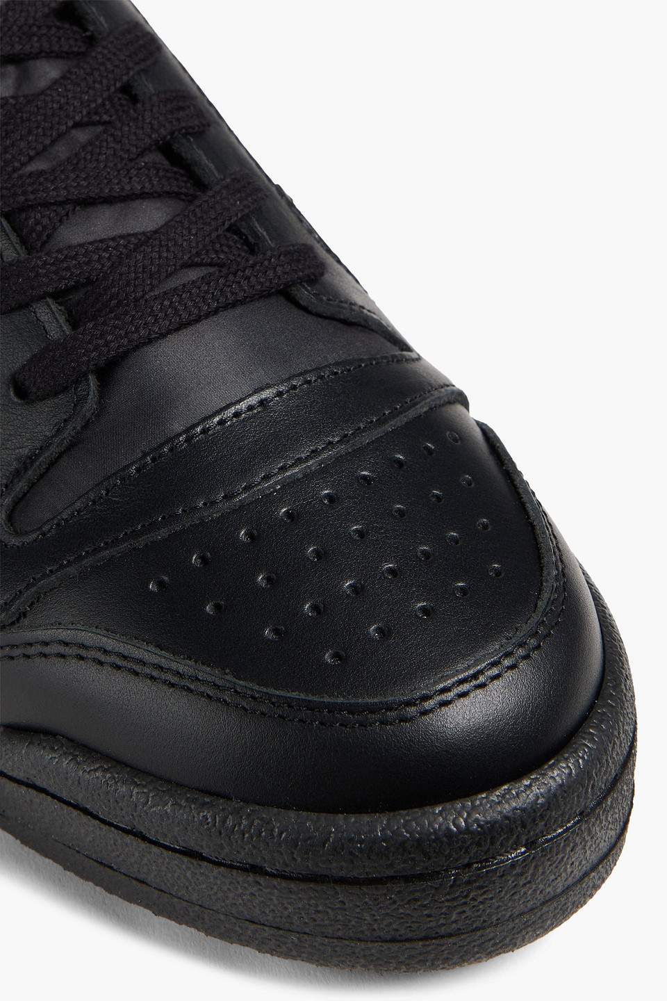 SANDRO EMBOSSED LEATHER SNEAKERS