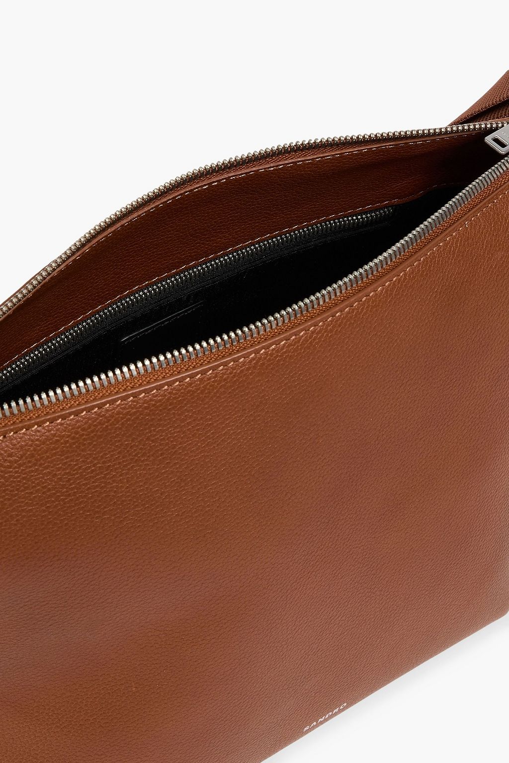 SANDRO Textured messenger bag