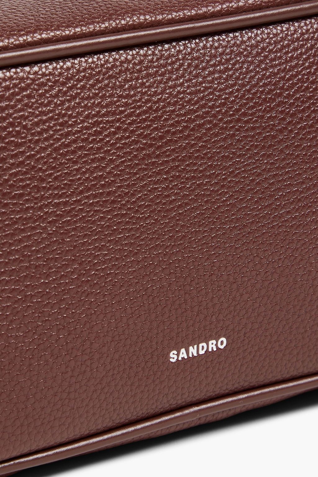 SANDRO Textured wash bag