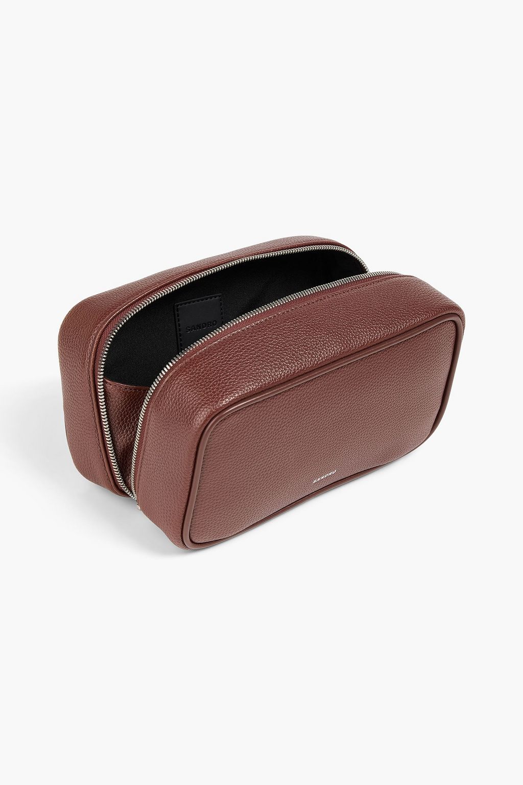 SANDRO Textured wash bag