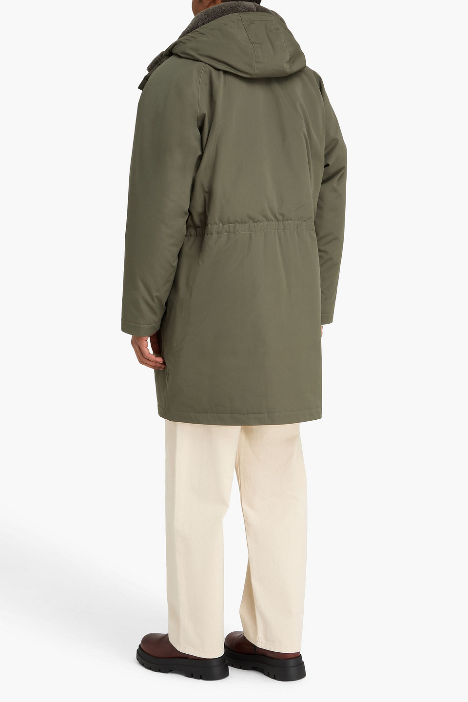  Sandro - Cotton-twill Hooded Parka - Grün - M 