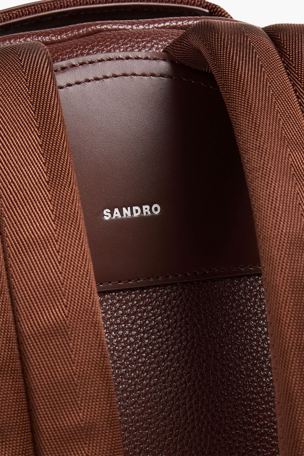 SANDRO Textured backpack