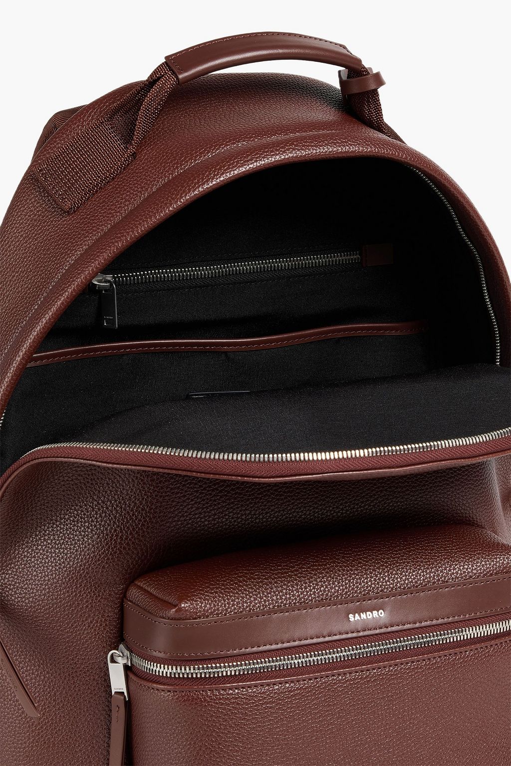 SANDRO Textured backpack