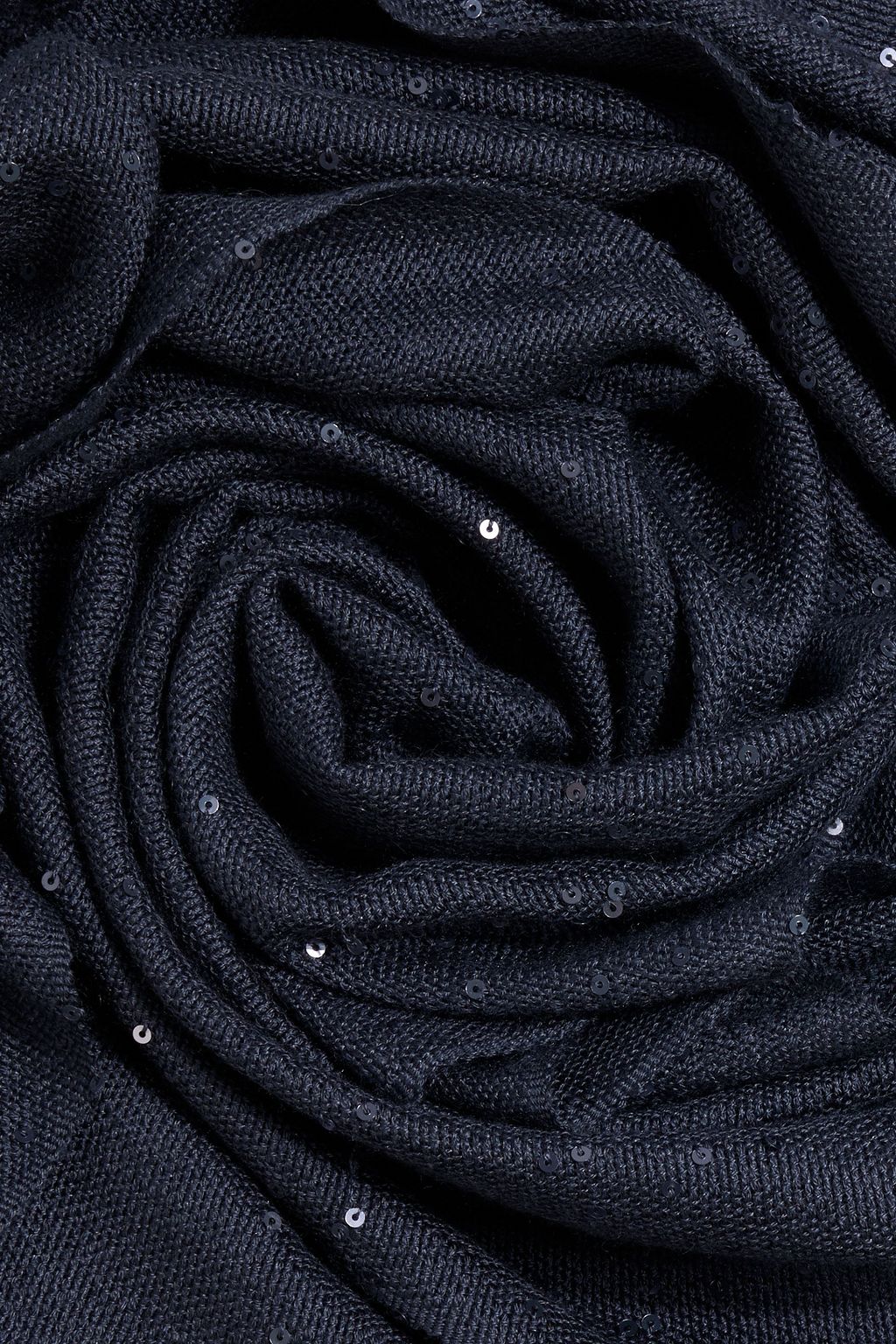 BRUNELLO CUCINELLI Sequin-embellished cashmere and silk-blend scarf
