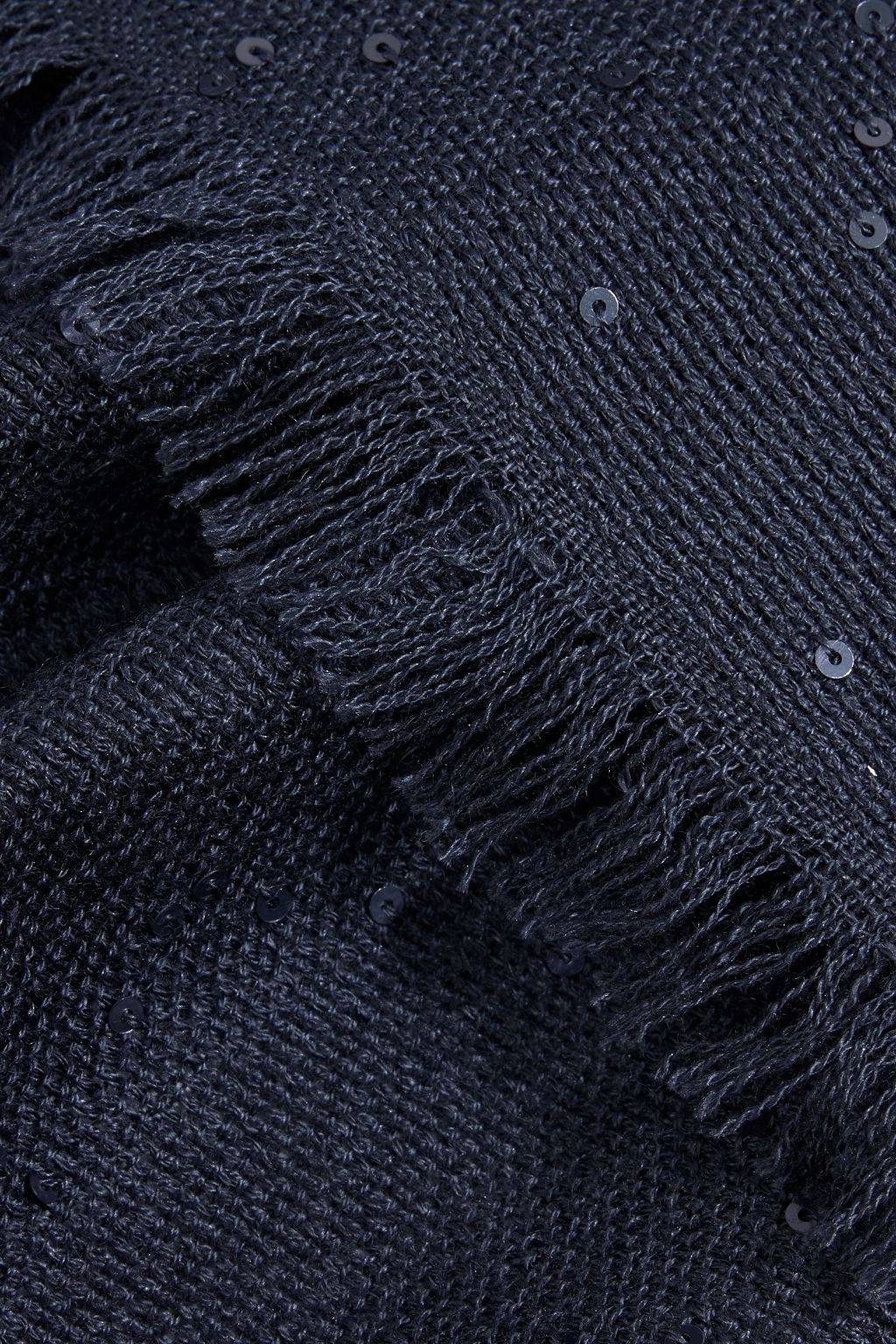 BRUNELLO CUCINELLI Sequin-embellished cashmere and silk-blend scarf