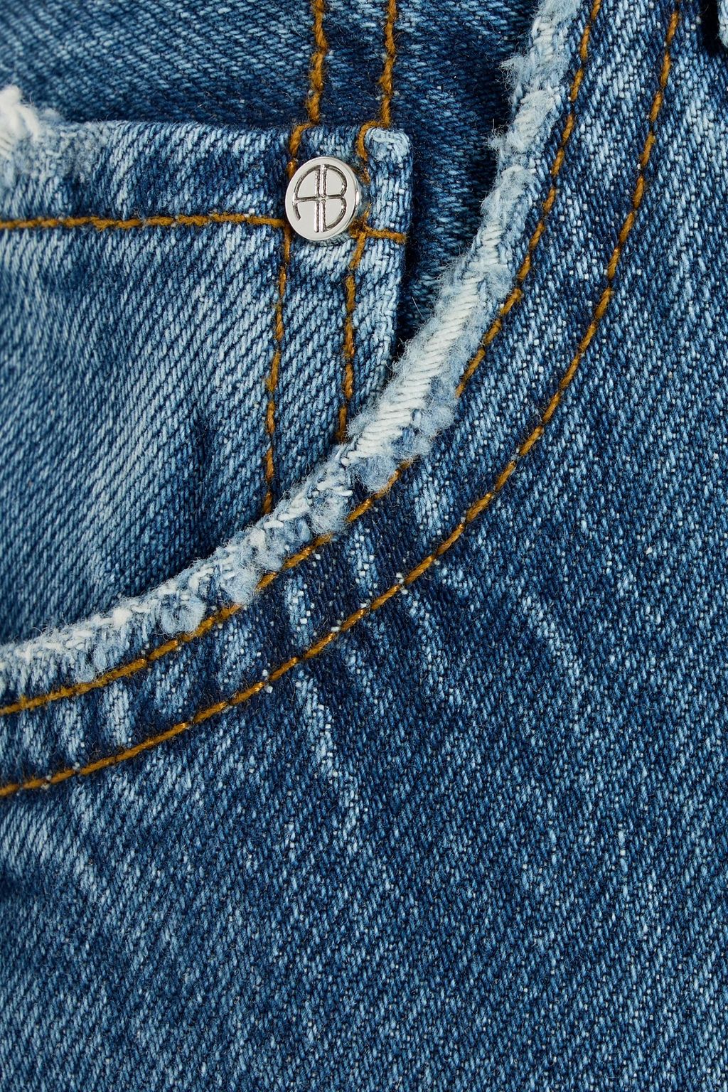 ANINE BING Benson mid-rise straight-leg jeans