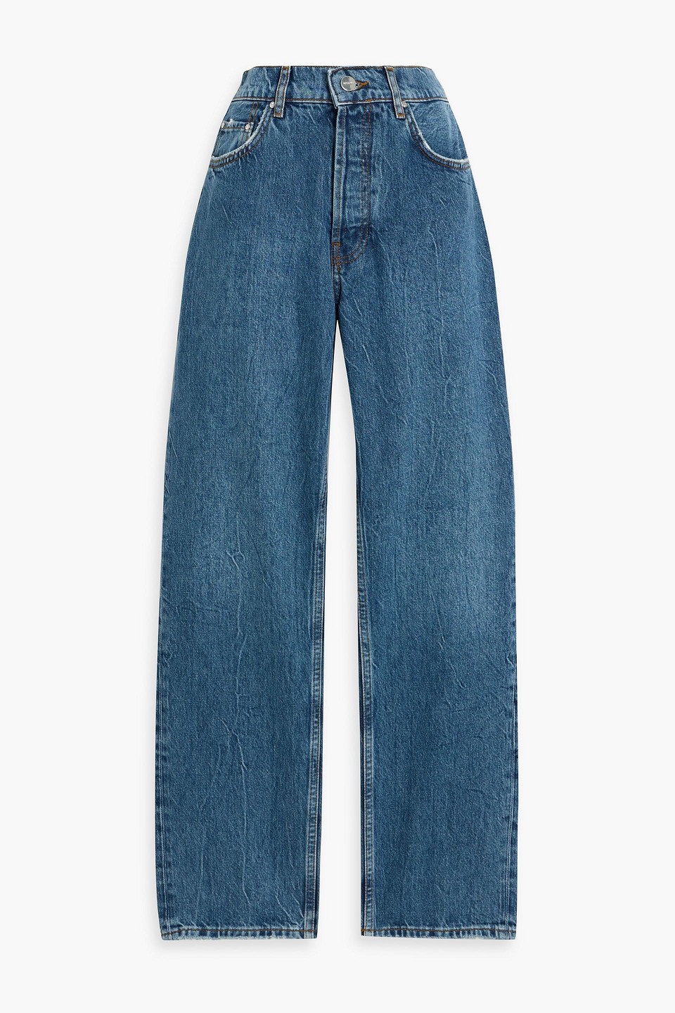 Benson high-rise straight-leg jeans