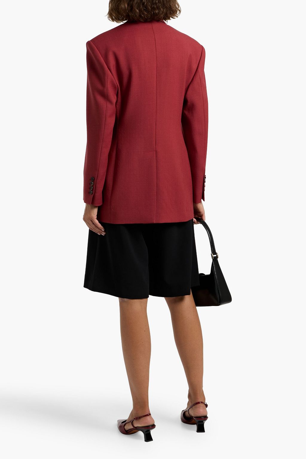 BRUNELLO CUCINELLI Double-breasted wool blazer