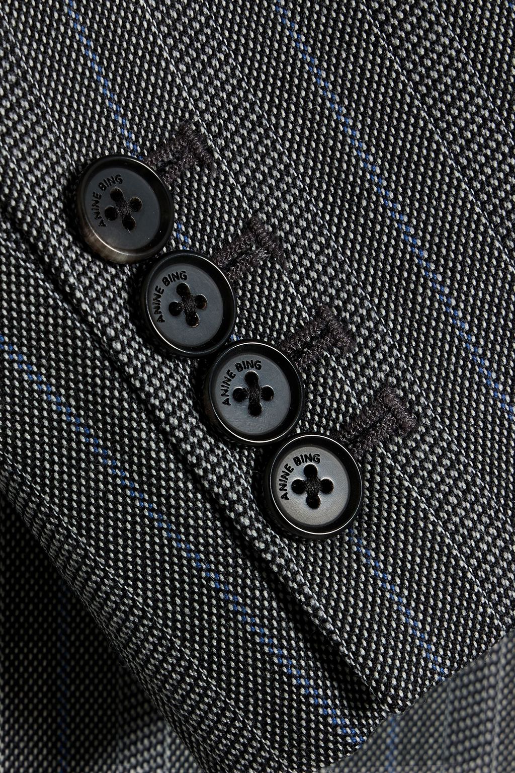 ANINE BING Declan Blazer aus Jacquard aus einer Wollmischung mit Streifen