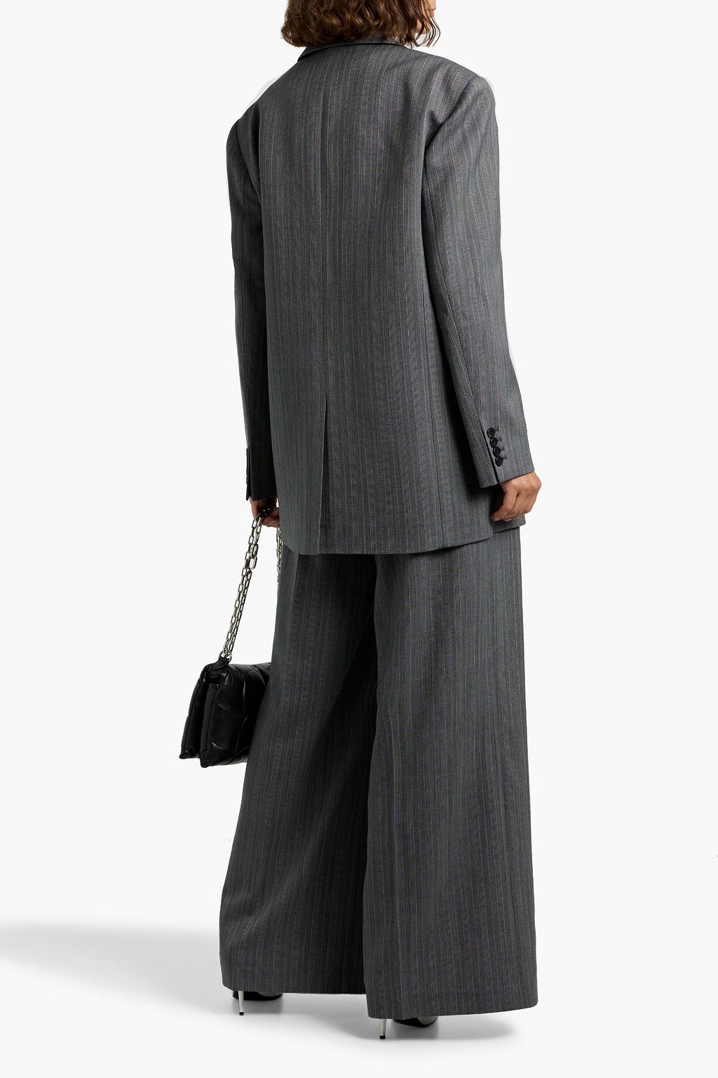 ANINE BING Declan Blazer aus Jacquard aus einer Wollmischung mit Streifen
