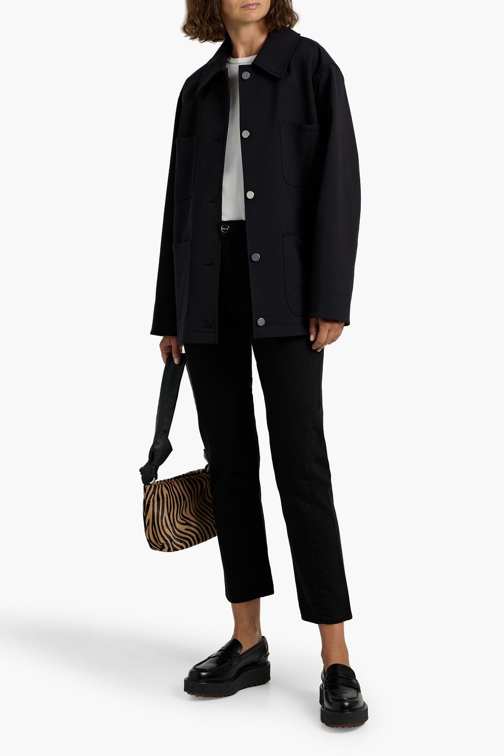 THEORY Cotton-blend twill jacket