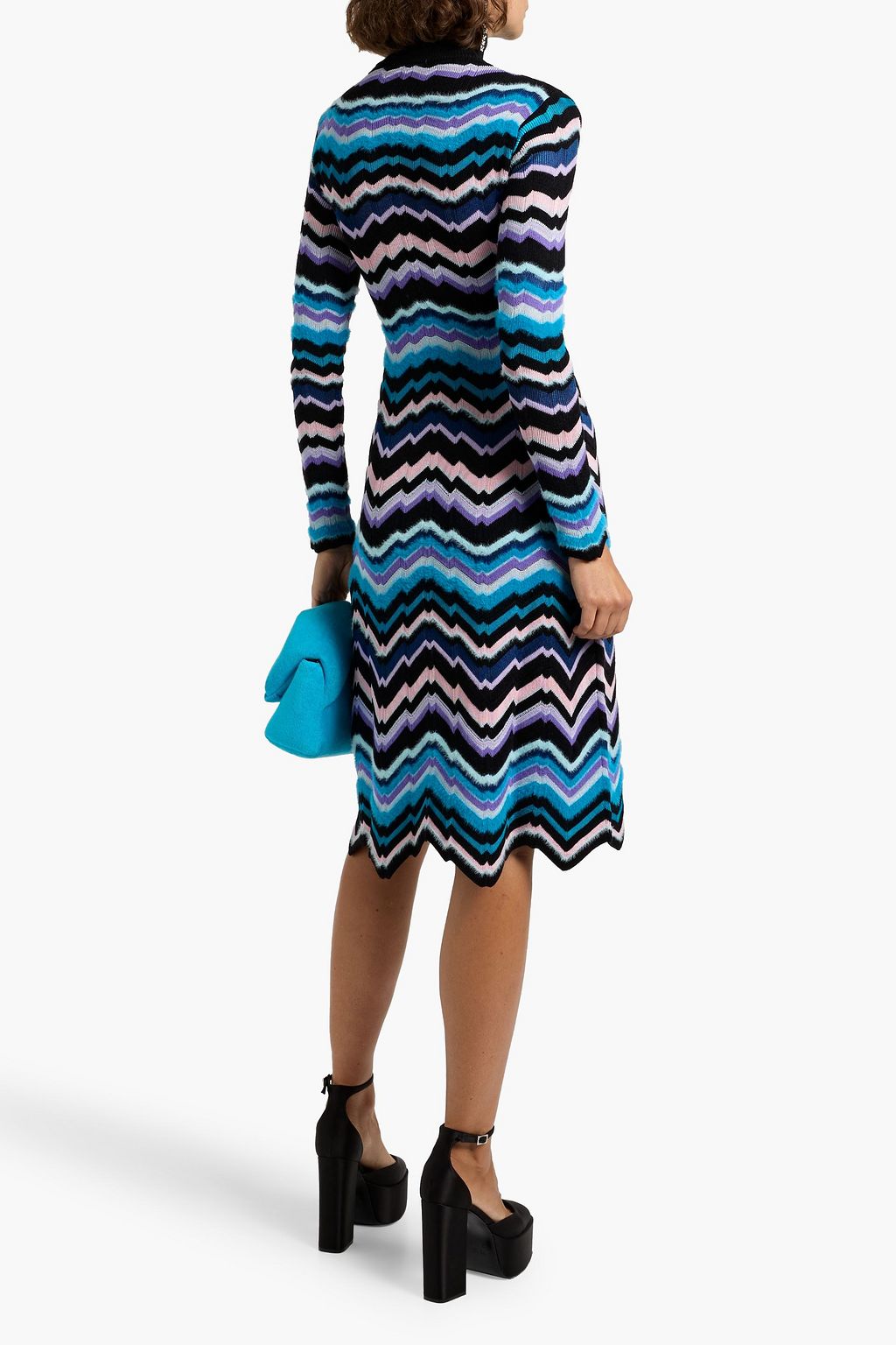 MISSONI فستان من نسيج بحبكة كروشيه