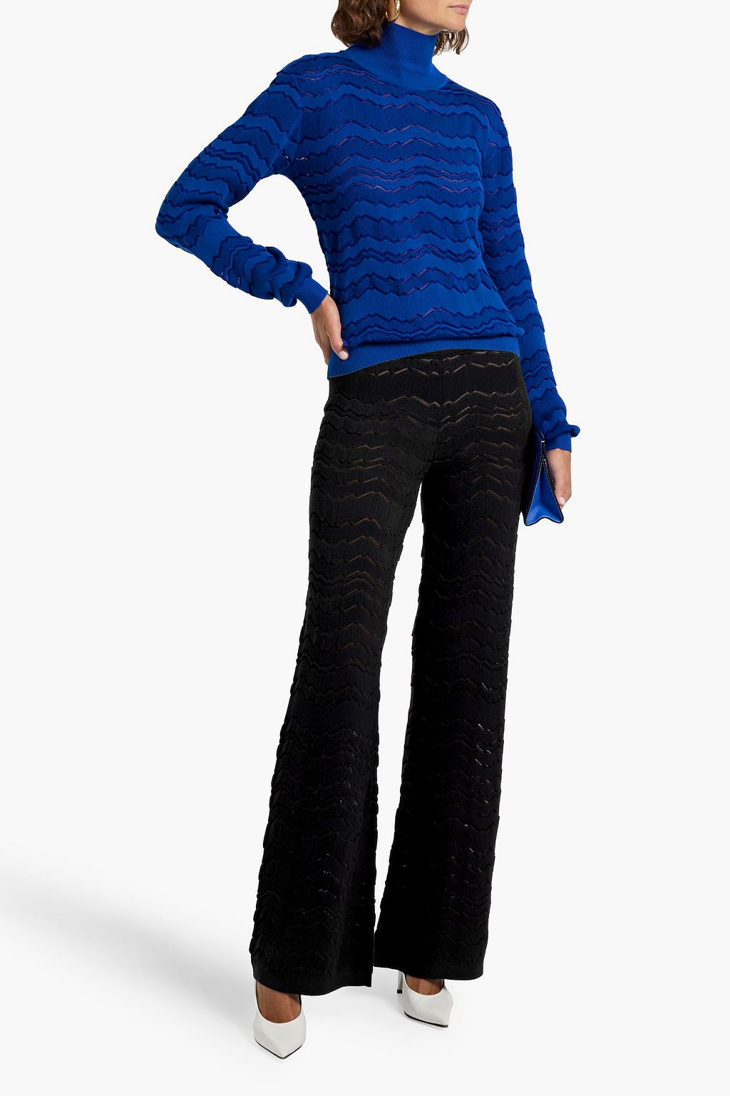 MISSONI Crochet-knit flared pants