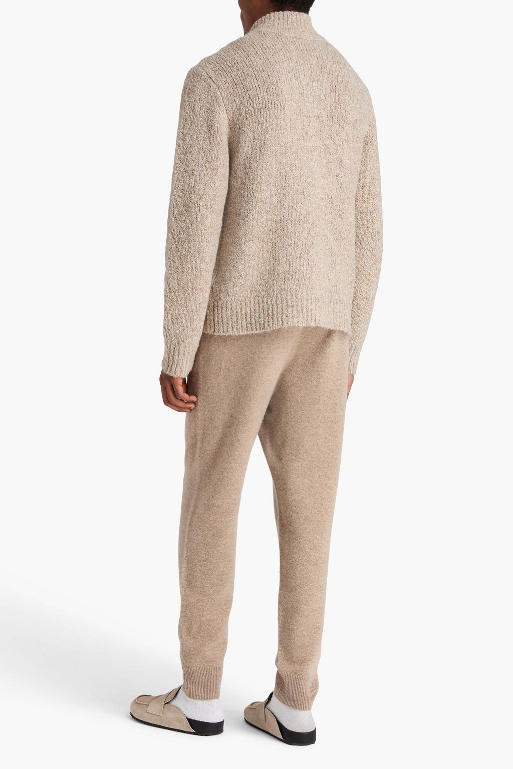 JAMES PERSE Cashmere half-zip sweater