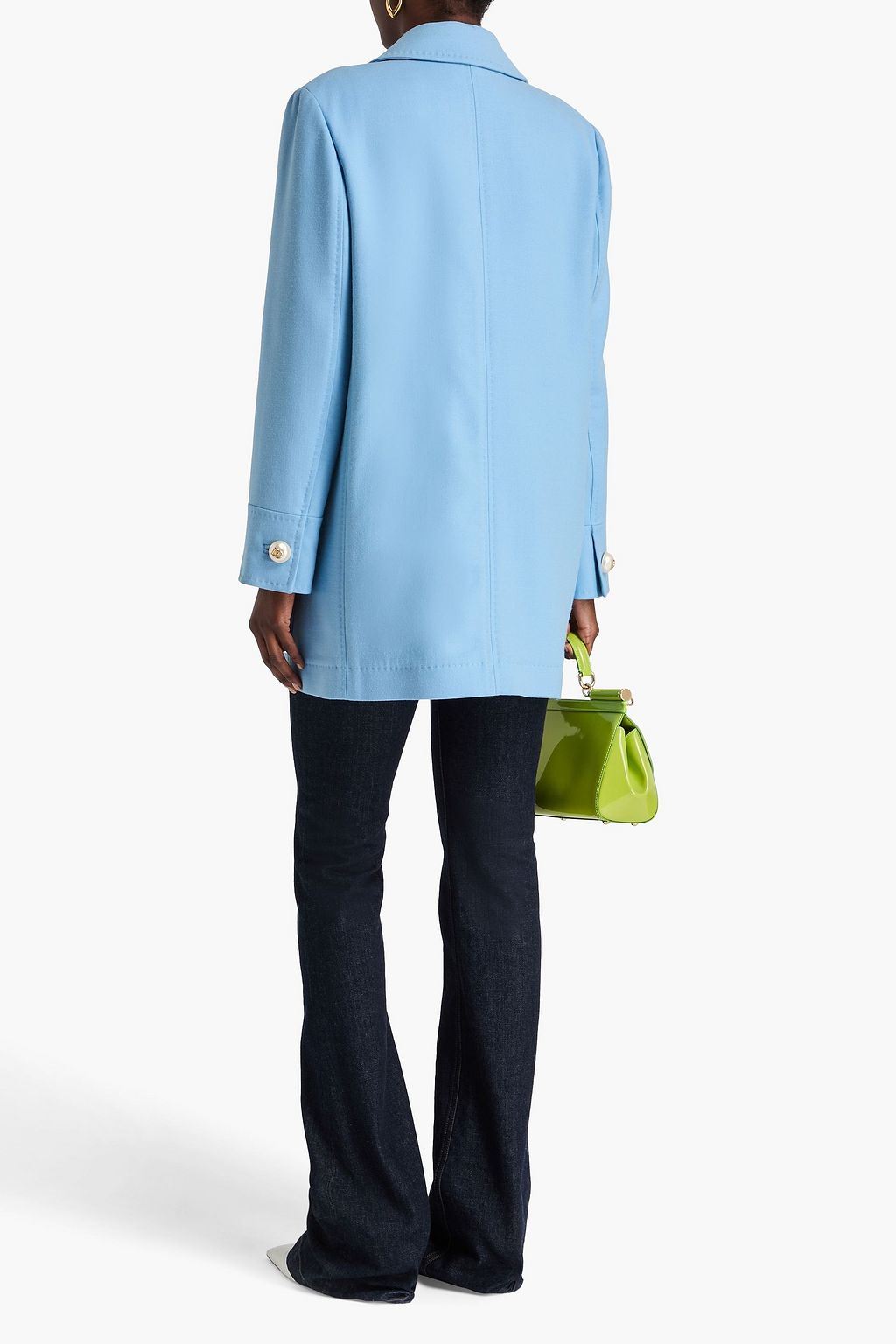 DOLCE&GABBANA Wool-twill coat