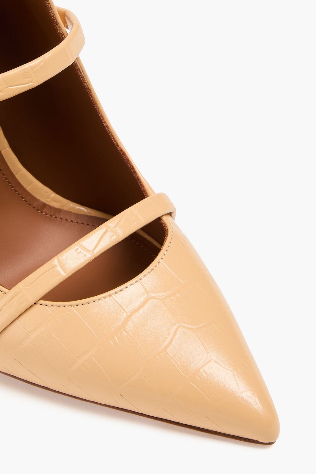 MALONE SOULIERS Maureen croc-effect leather pumps