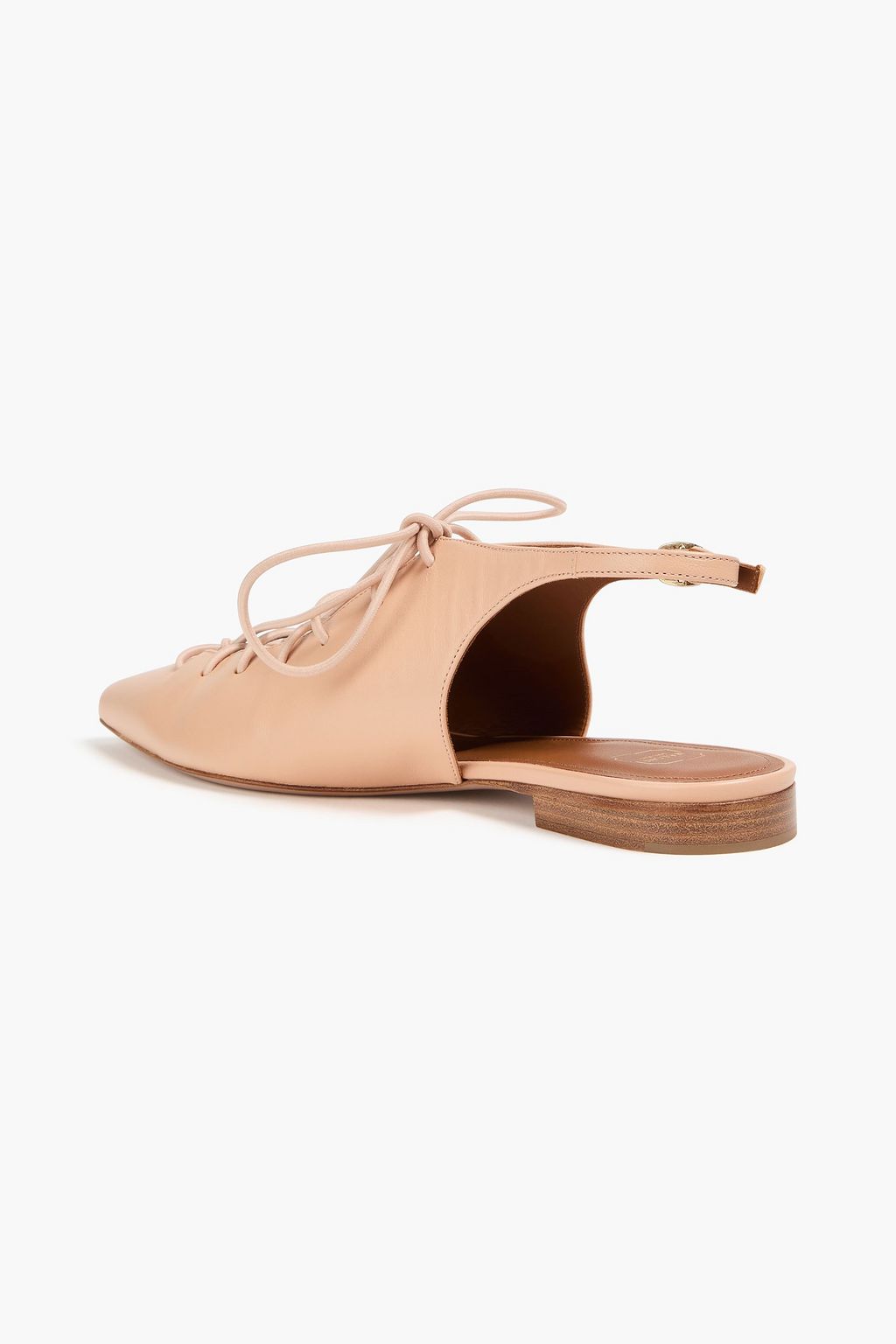 MALONE SOULIERS Alessandra lace-up slingback point-toe flats