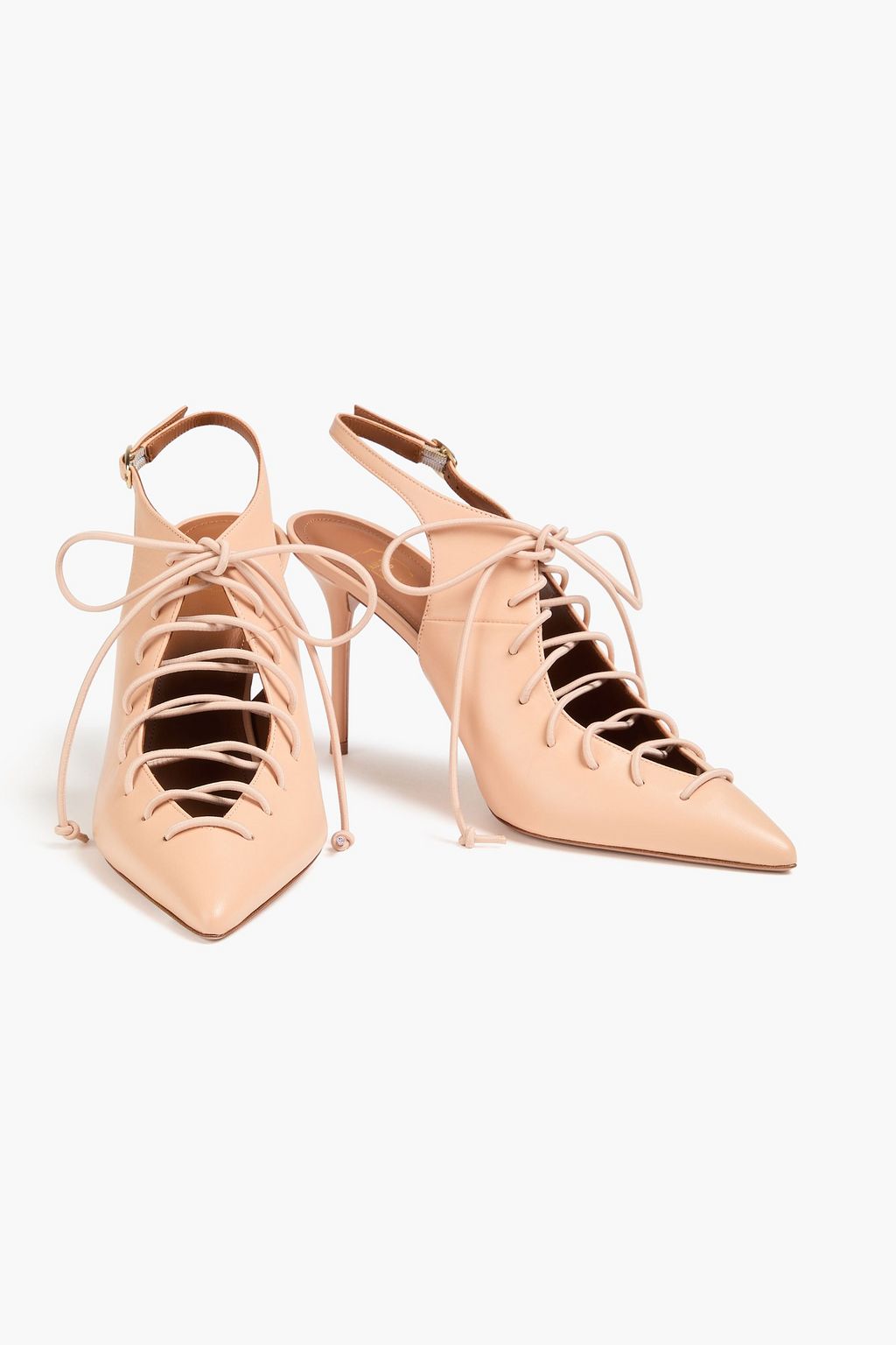 MALONE SOULIERS Alessandra 85 lace-up slingback pumps