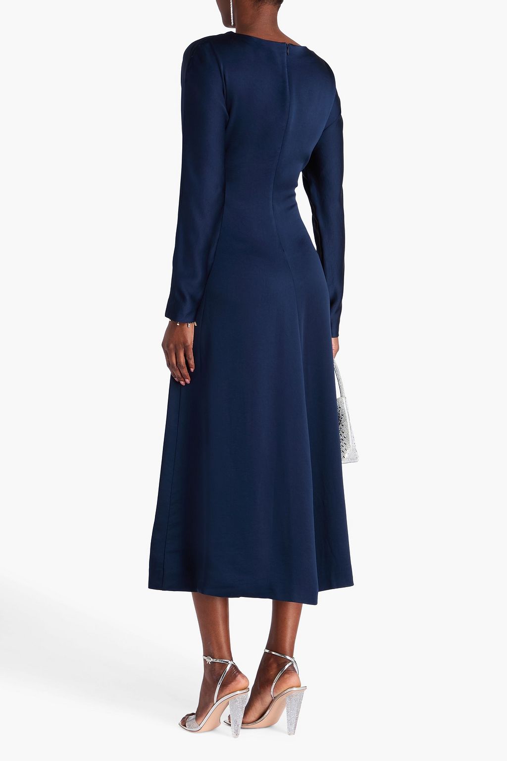 SIMKHAI Catriona satin-crepe midi dress