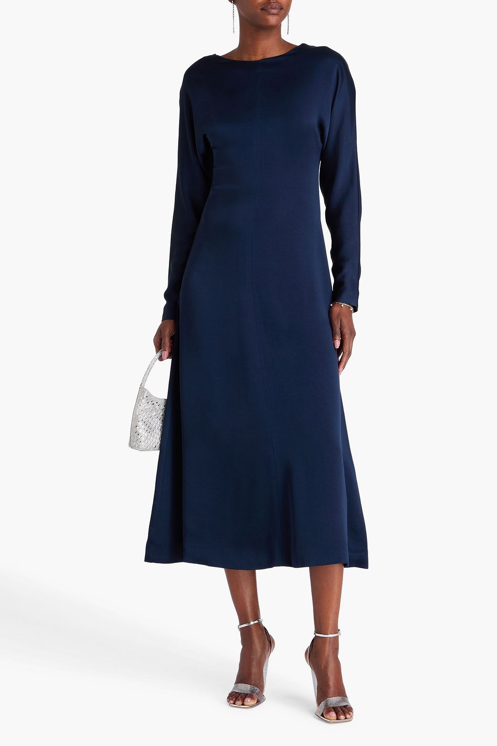 SIMKHAI Catriona satin-crepe midi dress