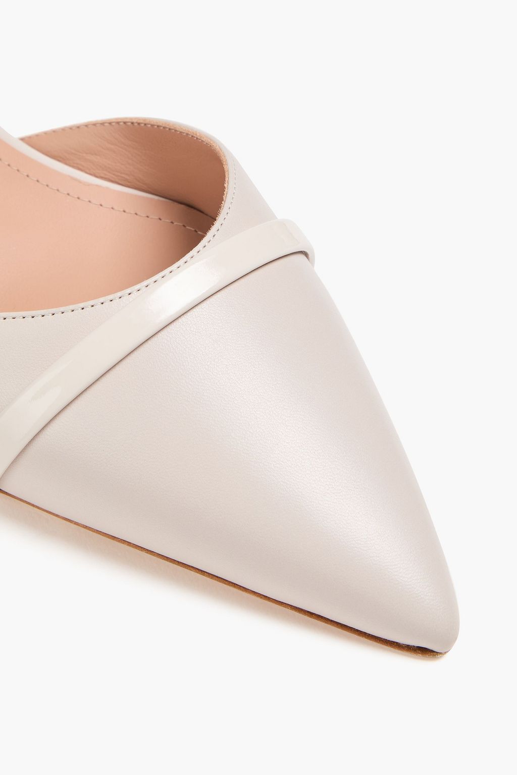 MALONE SOULIERS Ulla leather point-toe flats