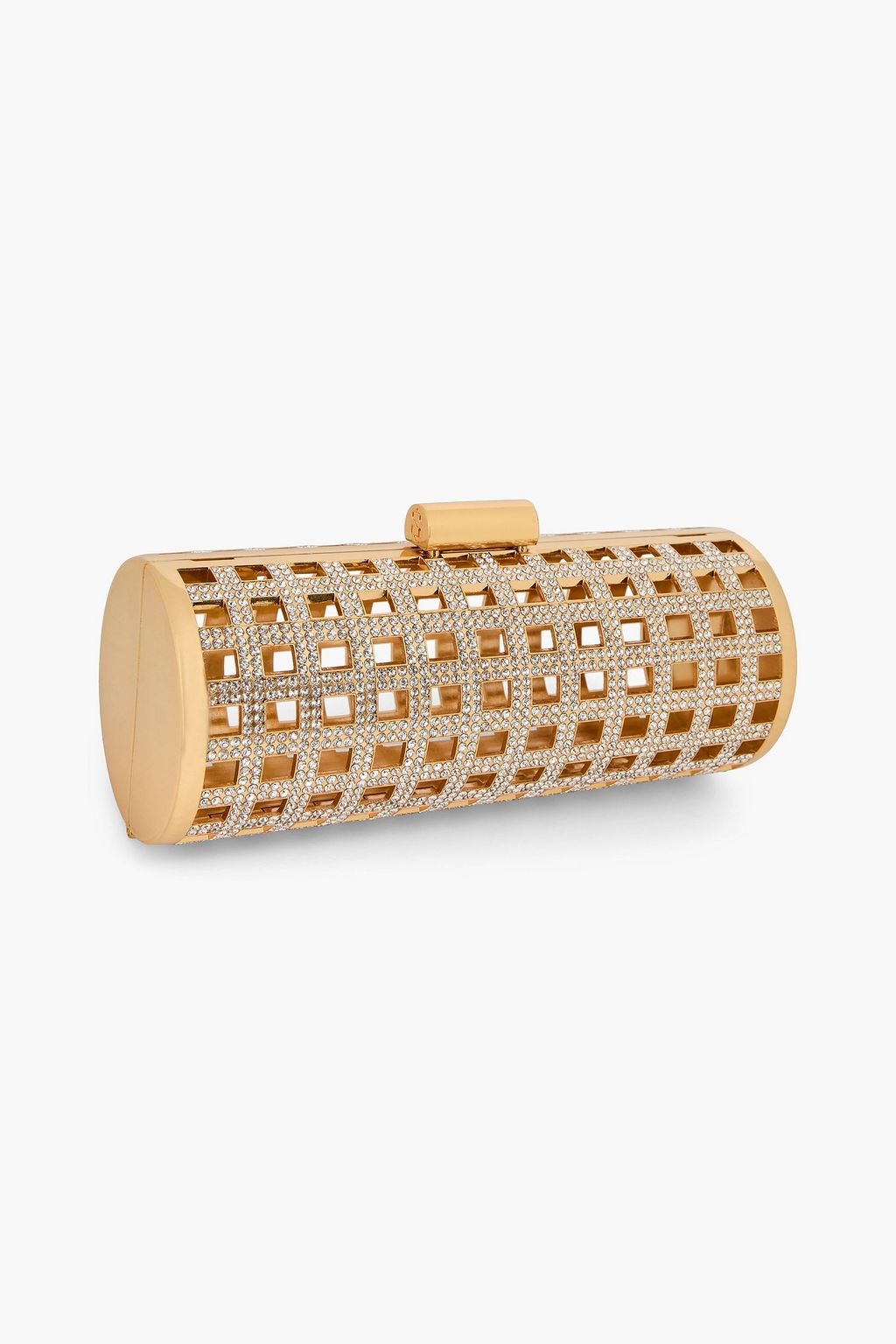 SIMKHAI Aviary gold-tone crystal clutch