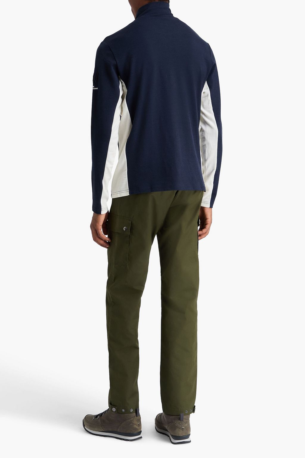 WE NORWEGIANS Striped wool-blend base layer