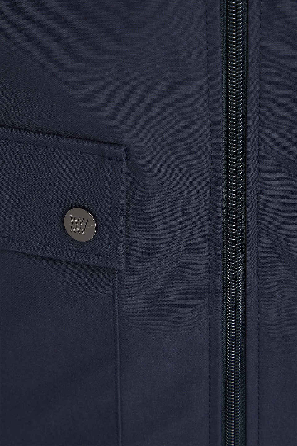 We Norwegians Lyngen Canvas Hooded Jacket In Blue