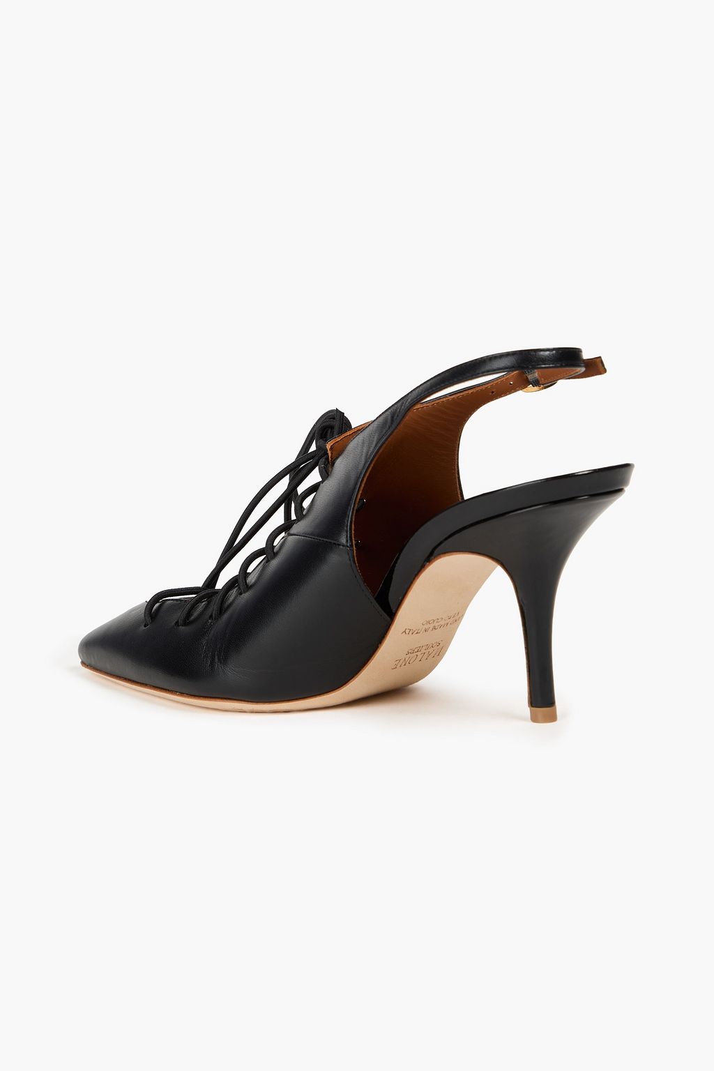 MALONE SOULIERS Alessandra 70  lace-up slingback point-toe flats