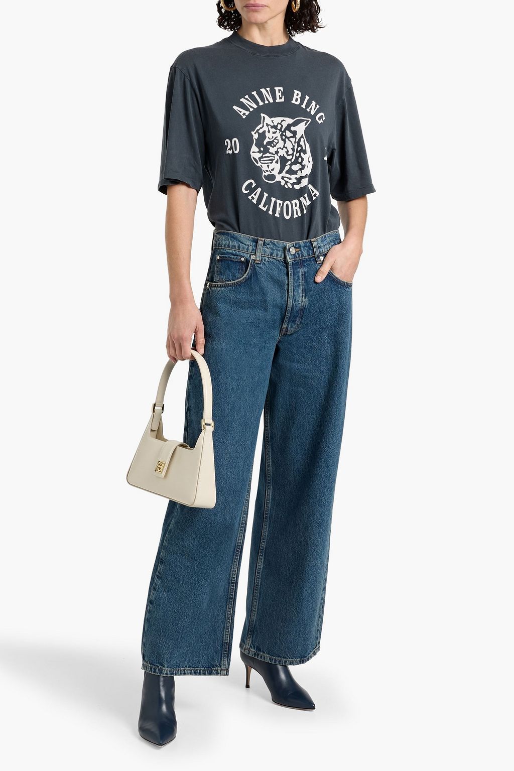 ANINE BING Manon high-rise wide-leg jeans