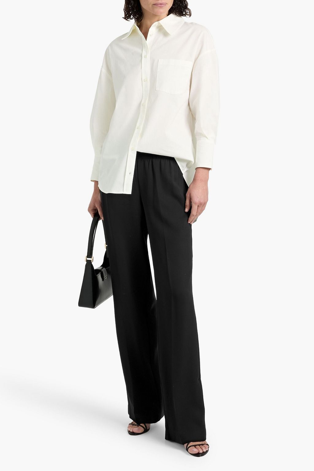 ANINE BING Mika cotton-poplin shirt