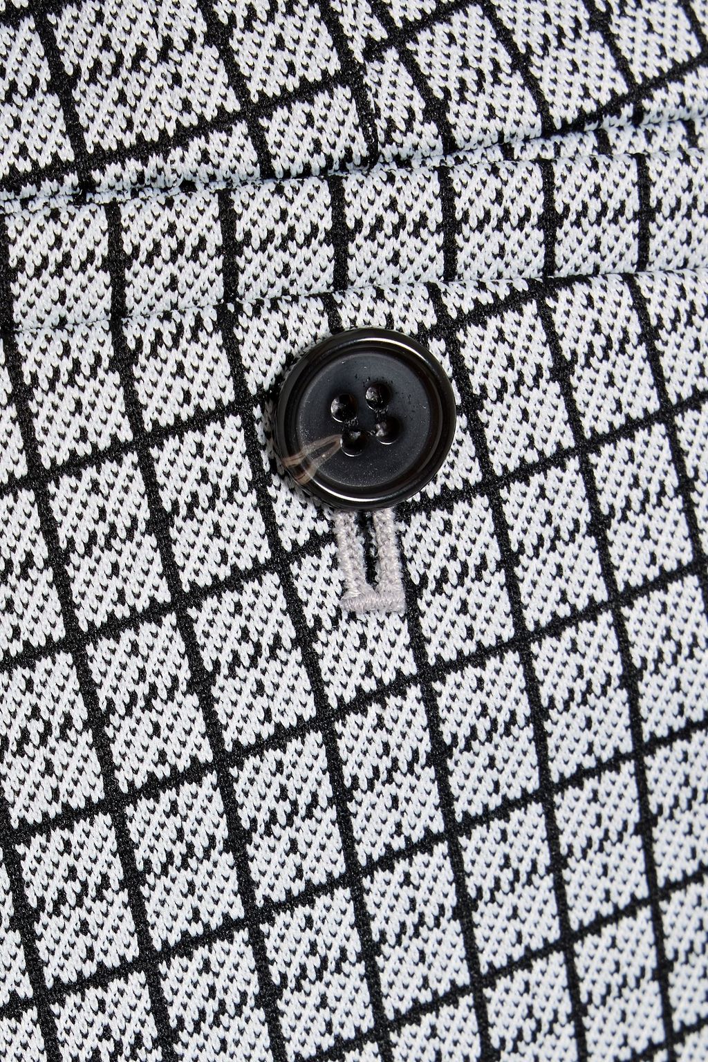 THEORY Checked jacquard tapered pants