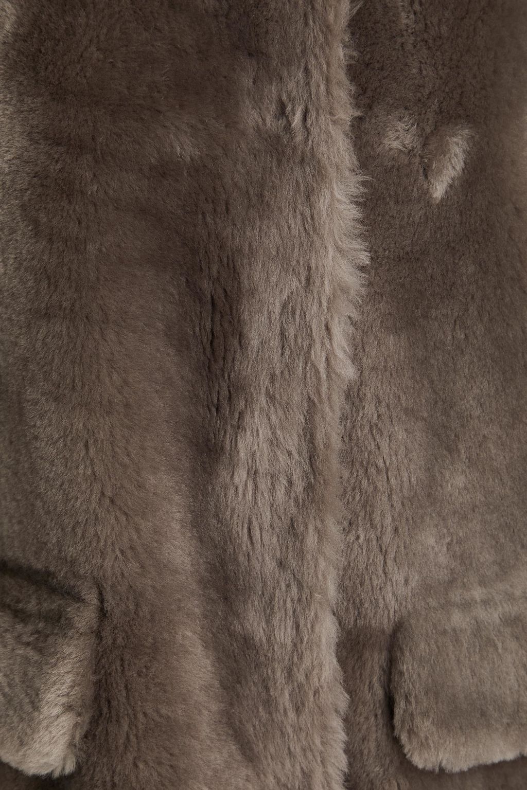 YVES SALOMON Shearling hooded coat