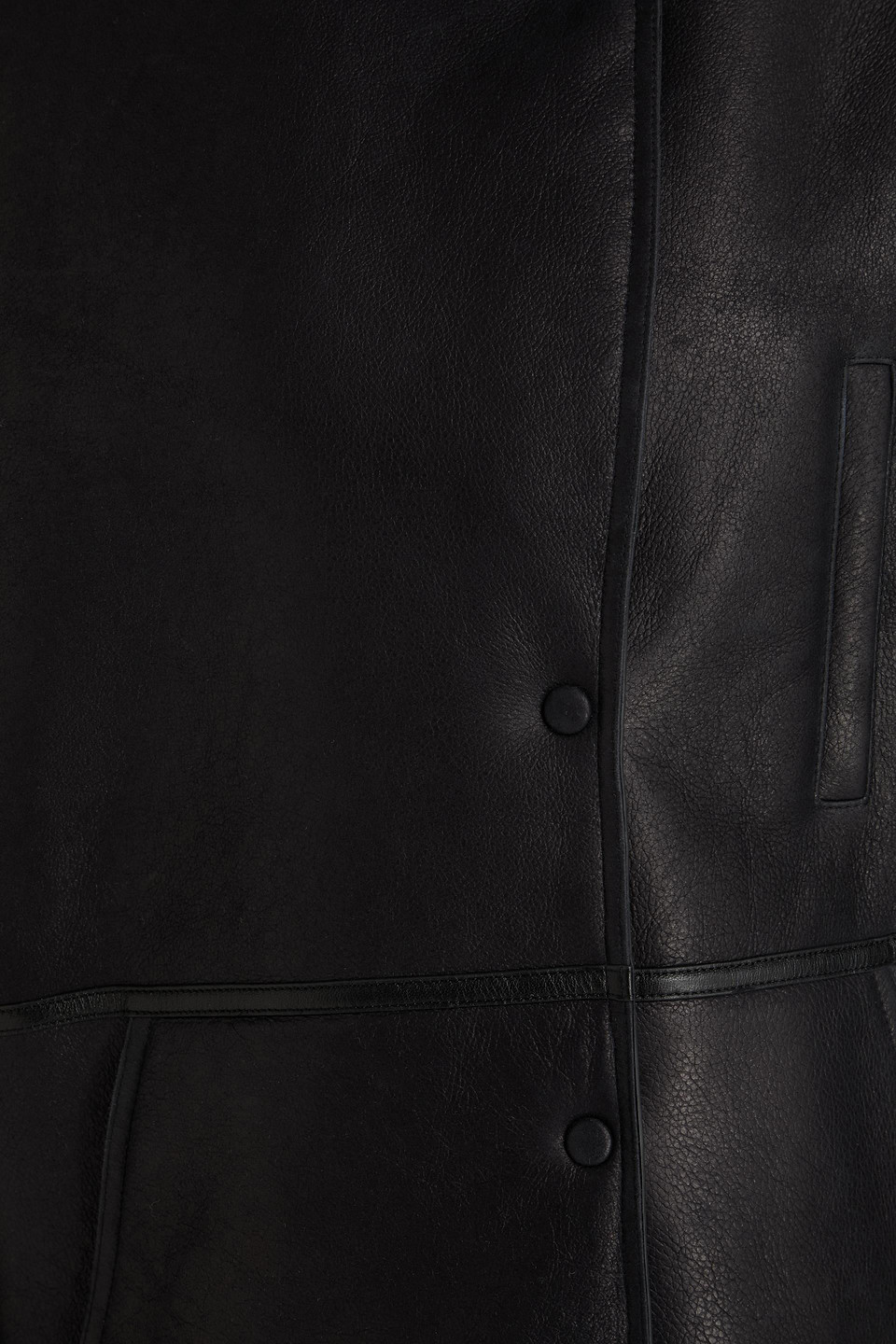 Yves Salomon Jacke Aus Shearling In Black