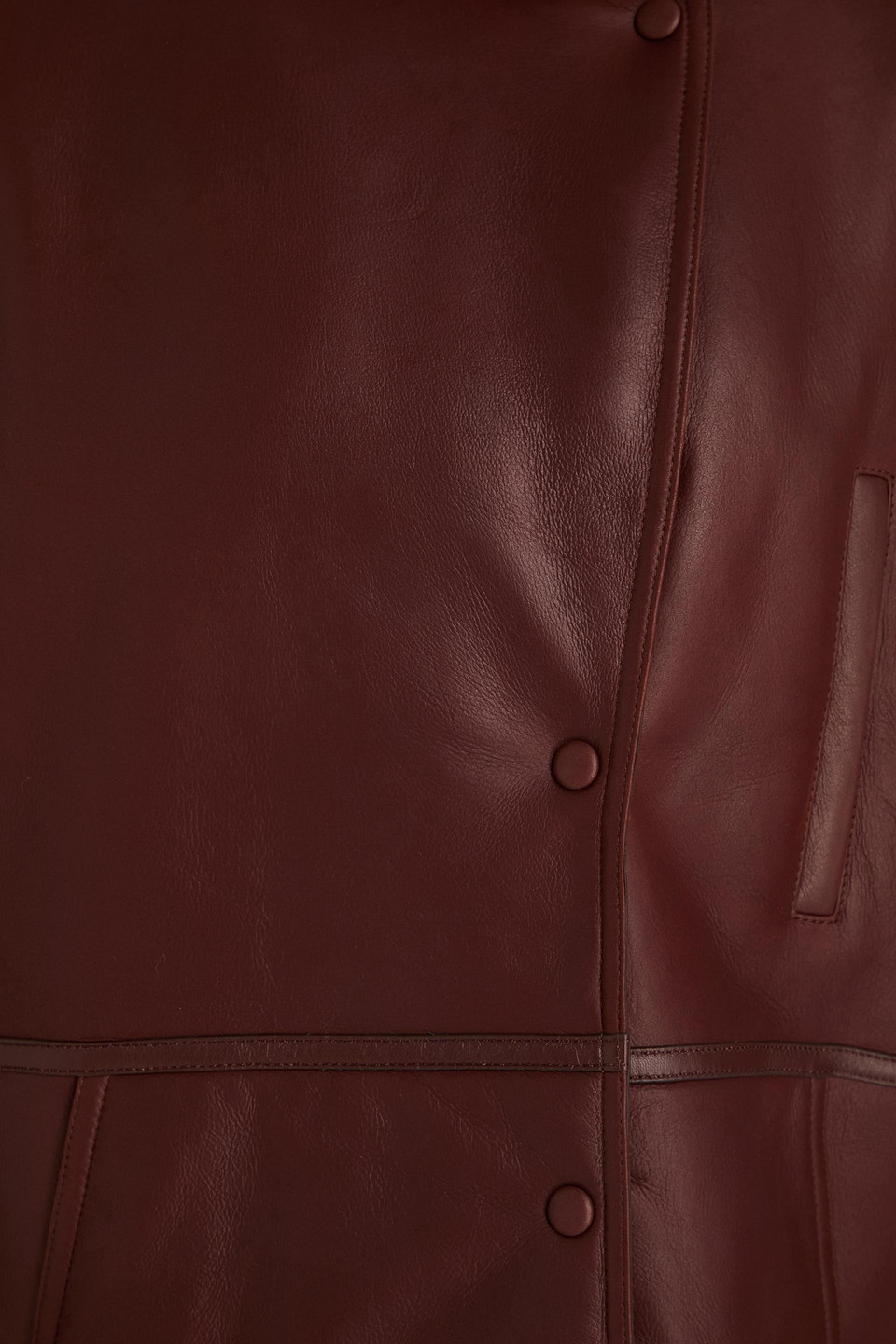 Yves Salomon Jacke Aus Shearling In Brown